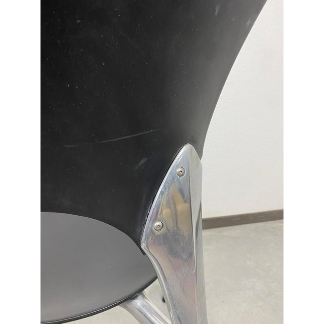 Metal Silla Dining Chairs by Joseph Llusca for Driade, 1995, Set of 4 For Sale - Image 7 of 11