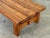 A solid pine plank-top coffee table by Hans Frydendal for Christian IV, Denmark, 1970s. The top is constructed from wide...