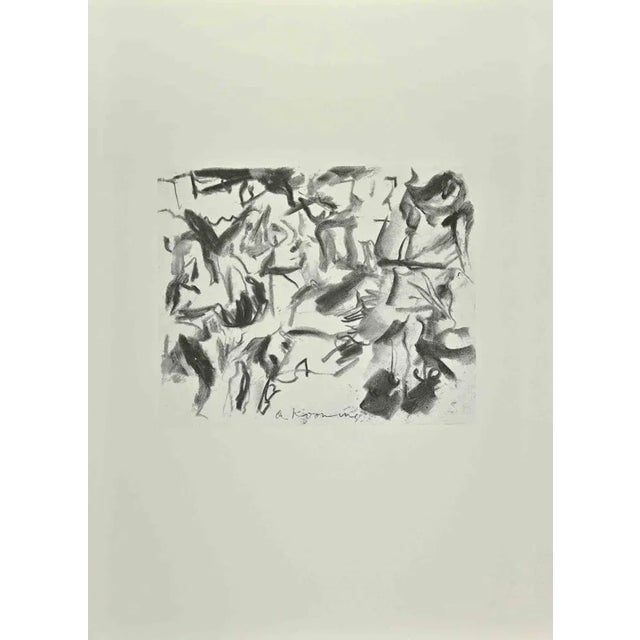 Contemporary Willem De Kooning, Untitled, 1985, Offset Lithograph For Sale - Image 3 of 3