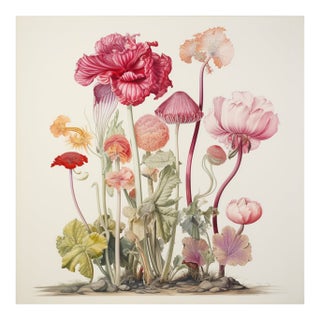 Antique Botanical Garden Study - Natural History Fine Art Print For Sale