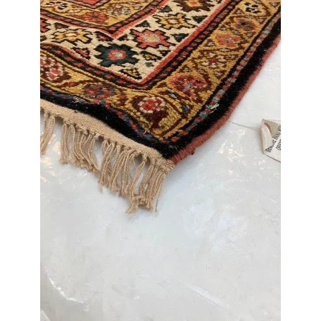 1900s Antique Persian Mishan Malayer Rug For Sale In New York - Image 6 of 7