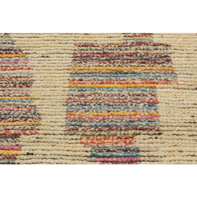 Early 21st Century Moroccan Rug With Short Pile - 03'02 X 05'04 For Sale - Image 5 of 10