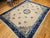 Beige Antique Chinese Peking Rug, Hand-Knotted Wool, Floral Design, Ivory, 9' x 12' For Sale - Image 8 of 18