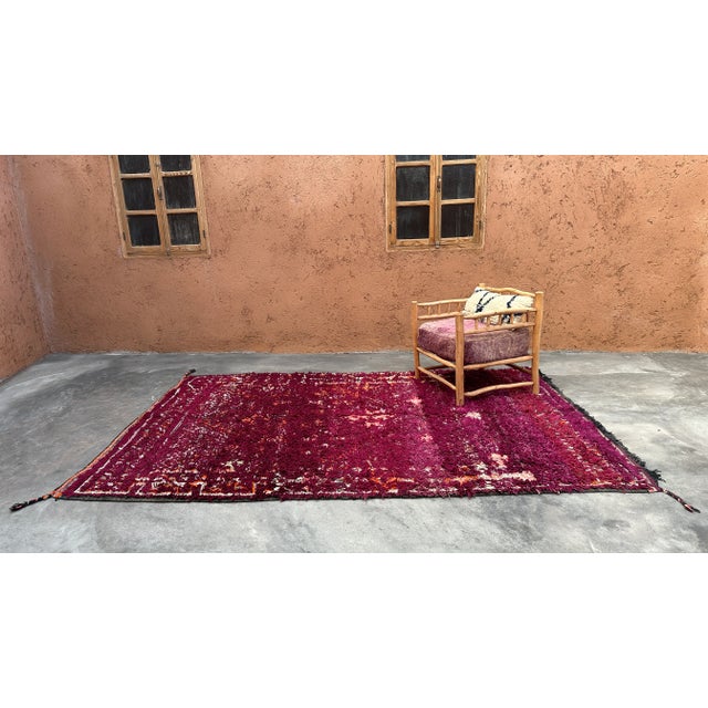 Moroccan Handmade Rug - 6'9" X 10'6" Ft For Sale - Image 10 of 10