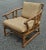 Ficks Reed Mid Century John Wisner for Ficks Reed Rattan and Walnut Lounge Chair For Sale - Image 4 of 7