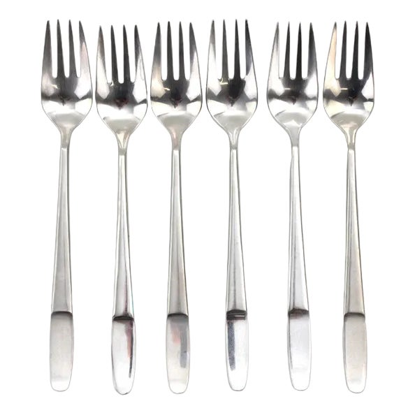 Forks Model 2070 by Helmut Alder for Anvil from Amboss, 1959, Set of 6 For Sale