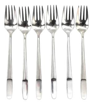 Forks Model 2070 by Helmut Alder for Anvil from Amboss, 1959, Set of 6