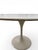 Metal Vintage Saarinen Style Marble Top Tulip Table For Sale - Image 7 of 15