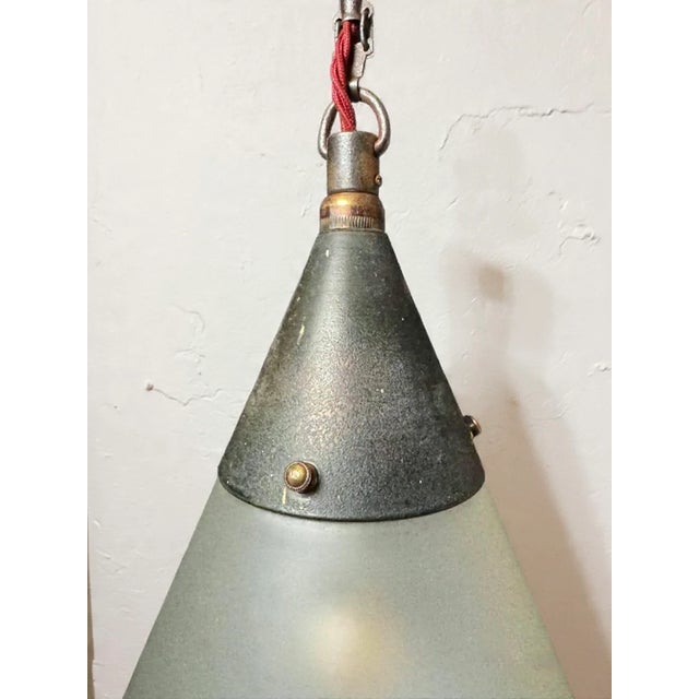 Luzette Pendant Light by Peter Behrens for Siemens and Schukert, 1920s For Sale - Image 9 of 11