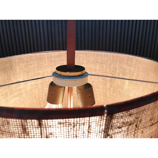 Metal Mid-Century German Teak and Steel Floor Lamp, 1960s For Sale - Image 7 of 15