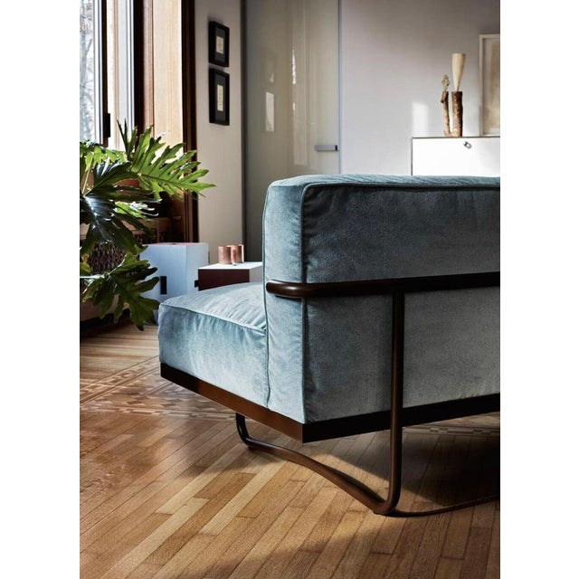 Blue Sofa by Le Corbusier for Cassina For Sale - Image 8 of 9