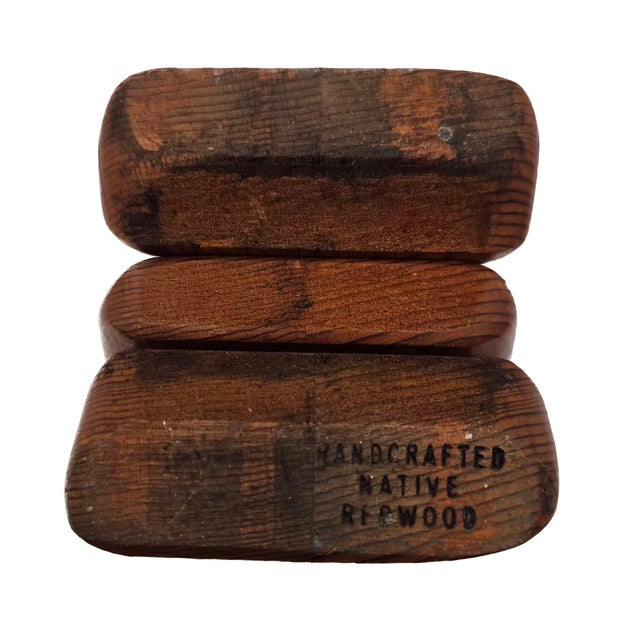 1970s Fred & Marilyn Buss Handcrafted Redwood Owl Figurine Stash Box For Sale - Image 11 of 12