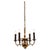 20th Century Belgian Colonial Revival Brass Three-Arm Chandelier For Sale - Image 15 of 18