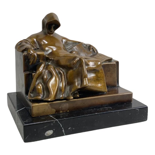 Bronze Bust by Miklos Ligeti, Budapest, 1903 For Sale