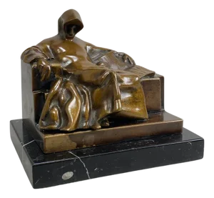 Bronze Bust by Miklos Ligeti, Budapest, 1903