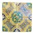 Montalvan Triana Spanish Decorative Tile, Set of 4 For Sale