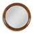 Round Mirror, #10 Bordeaux Finish