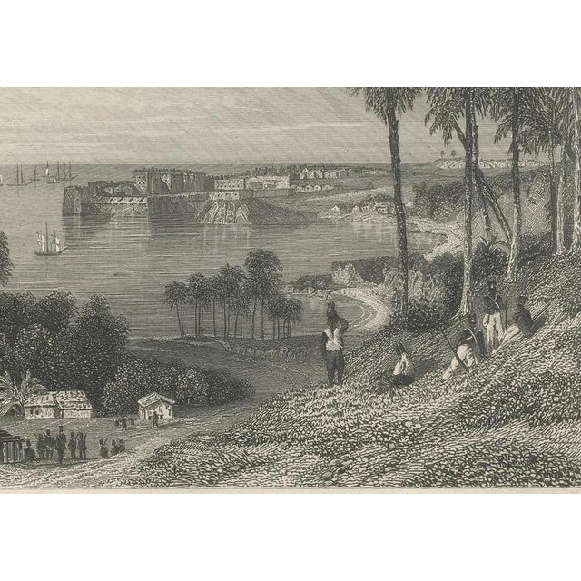 Bombay Harbor and Fort from the Hills, 1859, Paper For Sale - Image 4 of 9