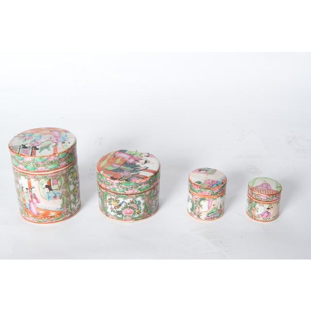 Japanese Ceramic Jar - Set of 4 For Sale - Image 4 of 11