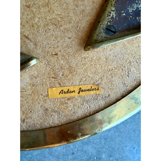 60s Japanese Mosaic Tile and Brass Occasional Table Ardan Jewelers Plant Stand For Sale - Image 11 of 15