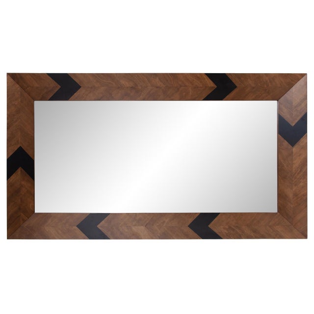 Kenneth Ludwig Chicago Sierra Wooden Point Mirror For Sale - Image 4 of 11