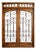 Handcrafted Solid Wood Rustic Double Exterior Door – Custom Mexican Design Made to Order For Sale
