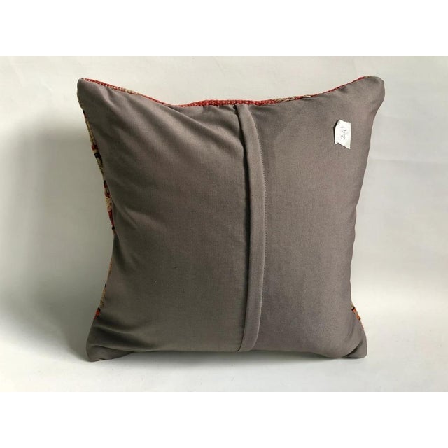 1960s Vintage Flower Cushion, 1960s For Sale - Image 5 of 6