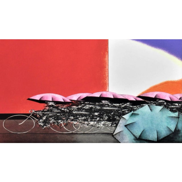 Abstract Shigeki Kuroda, Red Olent Red, Circa 1990 For Sale - Image 3 of 9