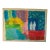 1980s Calman Shemi “Canopy #6” Monumental Textile Soft Painting, 64” X 48”, Signed For Sale