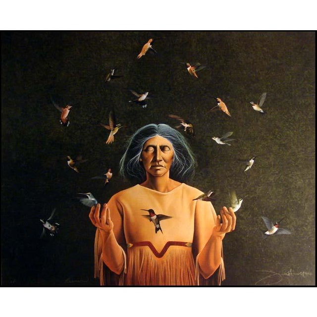 "Reunion" Original Limited Edition Serigraph by Frank Howell This piece is hand signed, numbered, titled by the artist...