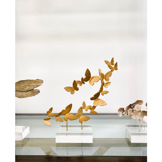 Play up your flirty, fluttery side with this butterfly decorative accessory. Each flutter, mounted on acrylic, adds...