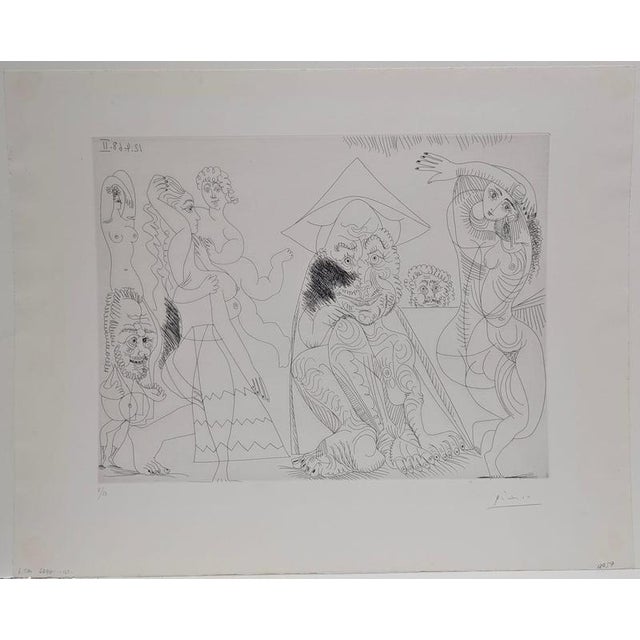 Etching, 1968 Edition : 8/50 Publisher : Galerie Louise Leiris (Paris) Printer : Crommelynck (Paris) Catalog : [Baer 1528...