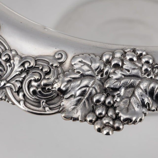 Silver Silver and Glass Bowl from Tiffany & Co For Sale - Image 8 of 11