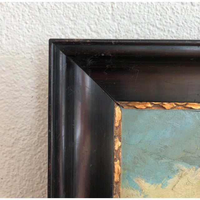 W. A. Hahn, Ruisseau De Montagne, Oil on Cardboard, Framed For Sale - Image 6 of 10