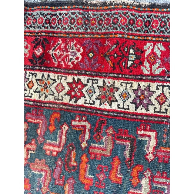 Antique Distressed Malayer Rug, 1890s For Sale - Image 9 of 16