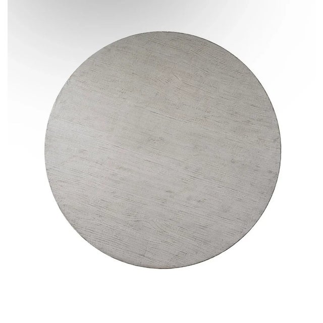 Matthew Izzo Home Bubbles Whitewashed Pine Wood Dining Table For Sale In New York - Image 6 of 6