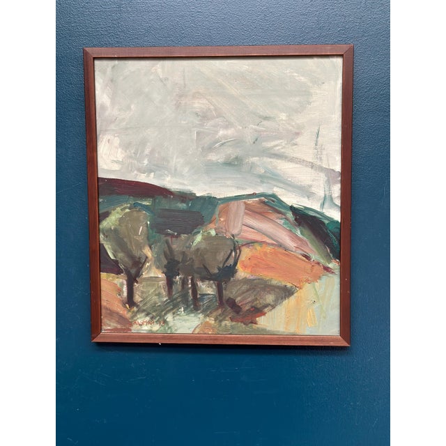 1970s S. Hagman, Four Trees, 1979, Oil on Canvas, Framed For Sale - Image 5 of 18