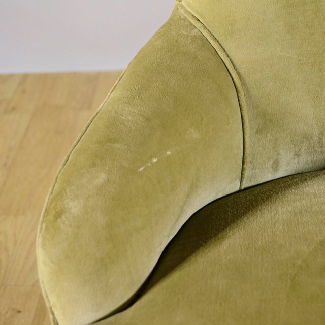 Danish Velvet Armchairs with Fringed Skirts, 1950s, Set of 2 For Sale - Image 13 of 18