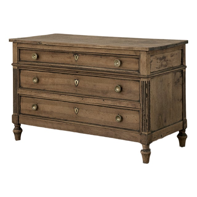 19th Century French Directoire Commode or Chest of Drawers For Sale