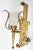 Gold Vintage Wall Sconces - Wrought Iron With Gilt Finish - A Pair For Sale - Image 8 of 11