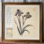 Vintage Asian Inspired Botanical Watercolor Signed Gladdinig. For Sale - Image 9 of 10