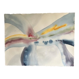 "Pastoral Cloudscape Series, No. 002" Original Abstract Painting For Sale