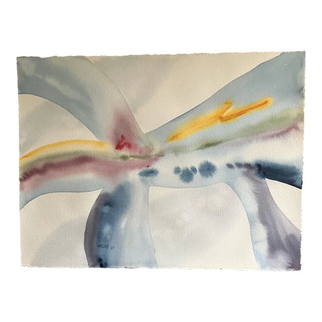 "Pastoral Cloudscape Series, No. 002" Original Abstract Painting For Sale