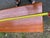 Wood Danish Mid Century Teak Floating Top Design Low Console Table. For Sale - Image 7 of 13