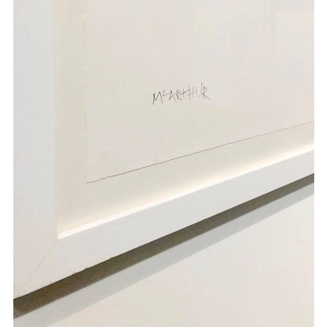 Patsy McArthur, the Great Escape, Charcoal on Paper, White Box Frame, 2018 For Sale - Image 3 of 6