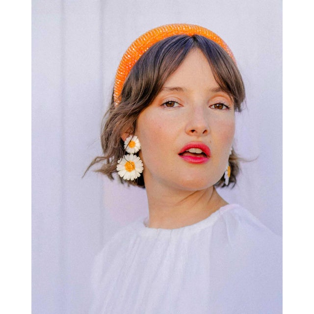 DAISY, long earrings, Stud For Sale - Image 4 of 4