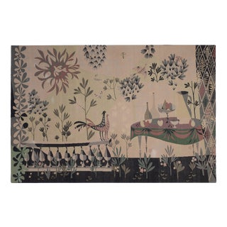 Le Déjeuner Wall Tapestry by René Fumeron for Ateliers De Abusson, 1960s For Sale