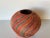 80's Vintage Colorful Woven Jute Macrame Fiber Art Vase For Sale - Image 4 of 13