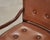 Chocolate Pair of Louis XIII Baroque Style Mahogany Leather Armchairs For Sale - Image 8 of 18
