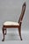 Vintage Queen Anne Style Crotch Mahogany Dining Room Side Chairs - A Pair For Sale - Image 10 of 12
